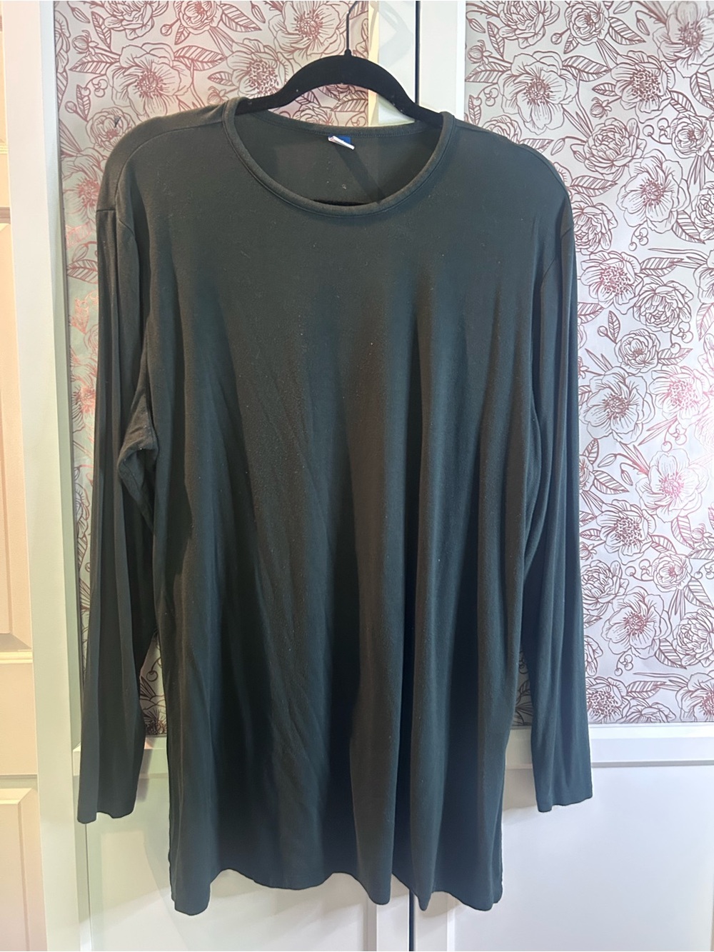 Old Navy Forest Green Long Sleeve Tunic Top